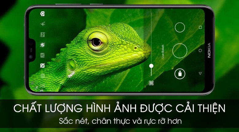 Chất lượng hình ảnh Nokia 6.1 Plus được cải thiện